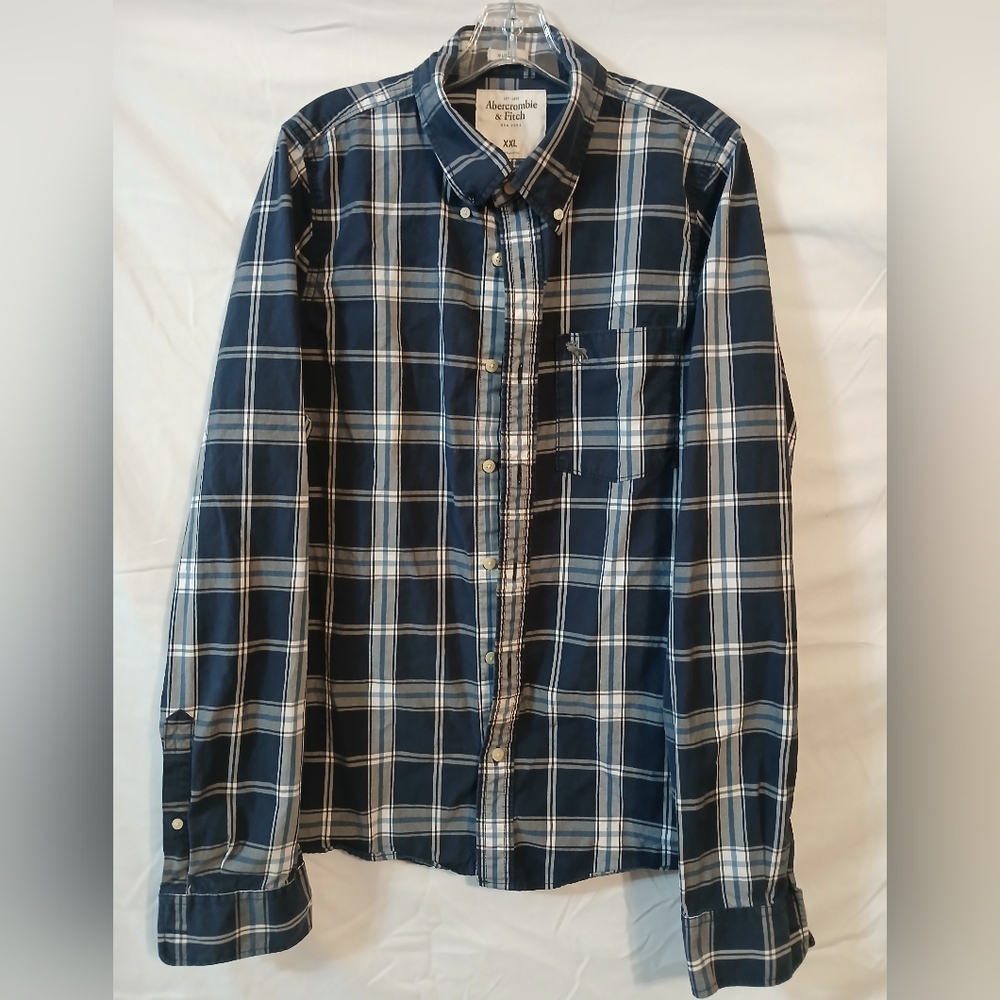Abercrombie & Fitch Men's Plaid Shirt XXL